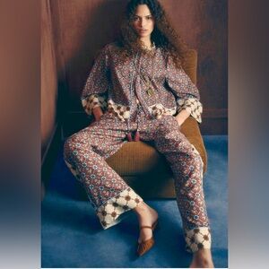 Sézane X Antoinette Poison LUMILIS Blouse size 8